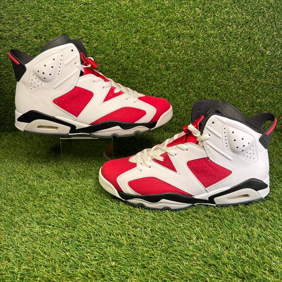 Air Jordan 6 Retro 'Carmine' 2014 Size 13 384664-160 - Picture 7 of 11